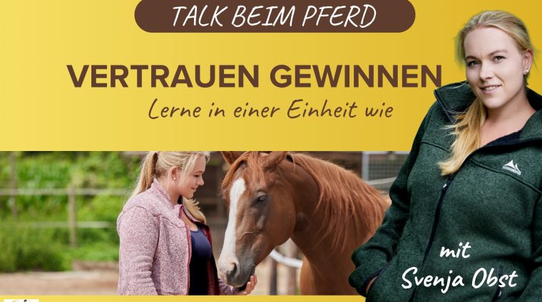 Pferdeausbildung: Vertrauen gewinnen mit Svenja Obst