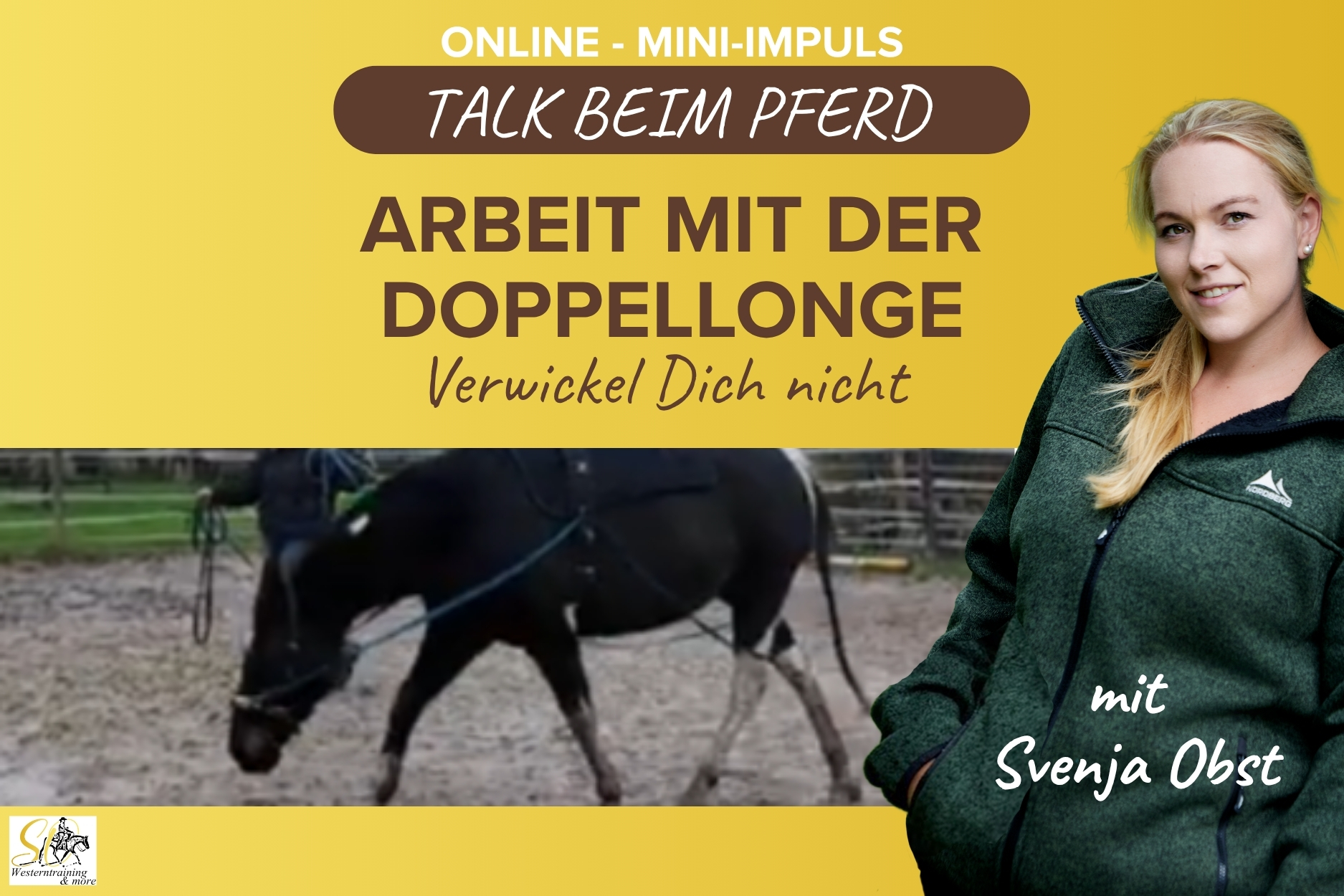 Pferdeausbildung: Arbeit mit der Doppellonge mit Svenja Obst