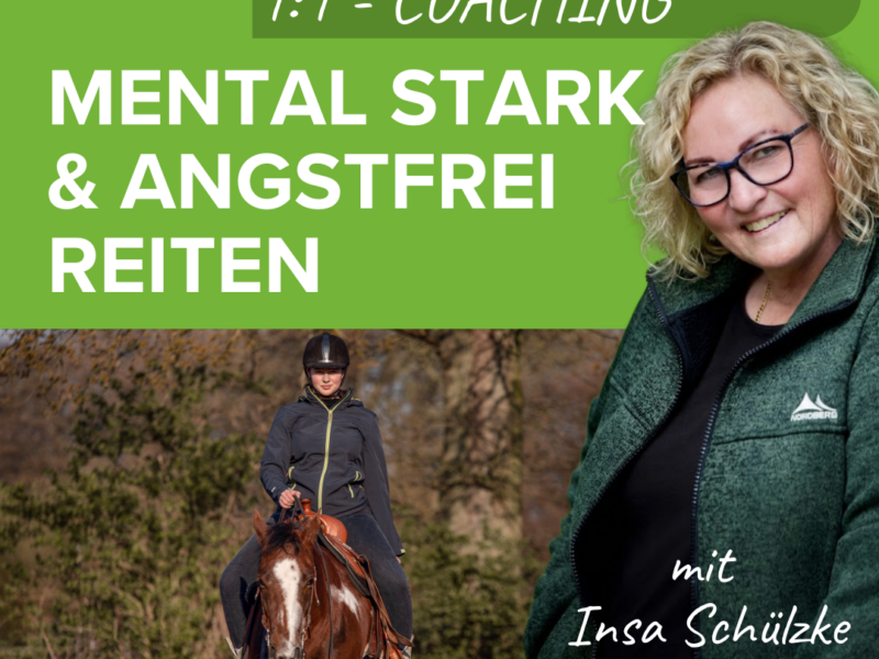 1:1 Coaching Angstfrei Reiten