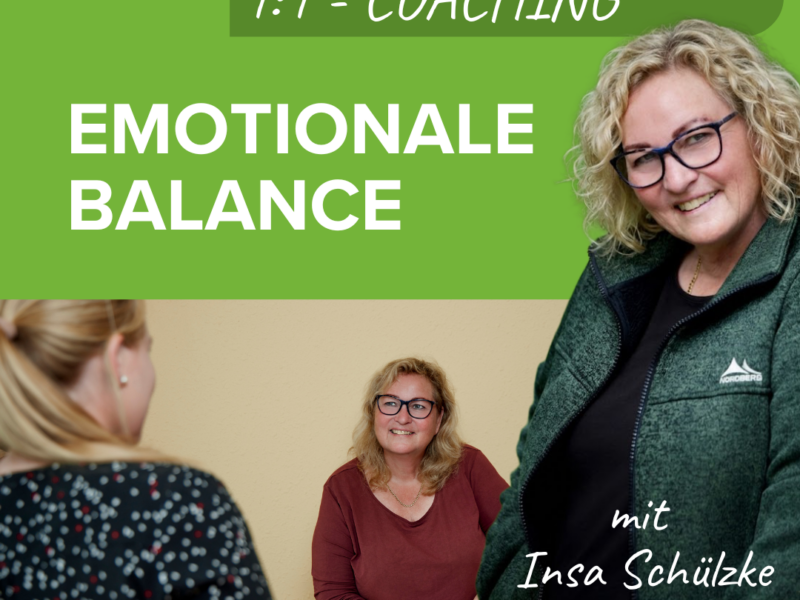 1:1 Coaching Emotionale Balance